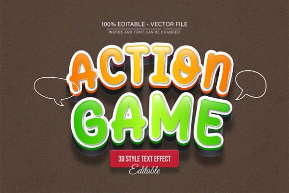 Bring Energy to Your Brand with Action Game 3D Text Effects
