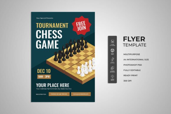 Crafting the Perfect Tournament Chess Game Flyer