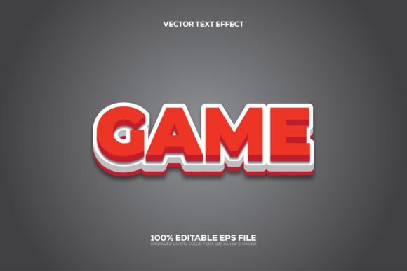 Editable Game 3D Style Text Effect: Instant Dimension for Your Designs