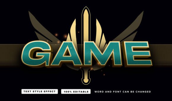 Gold Game Text Effect Editable: A Designer's Secret Weapon