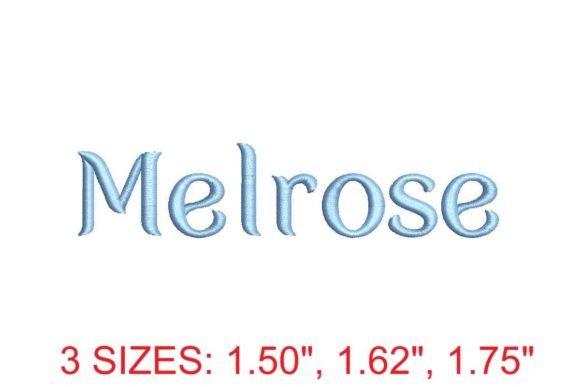 Melrose Font: Crafting Elegance in Every Stitch