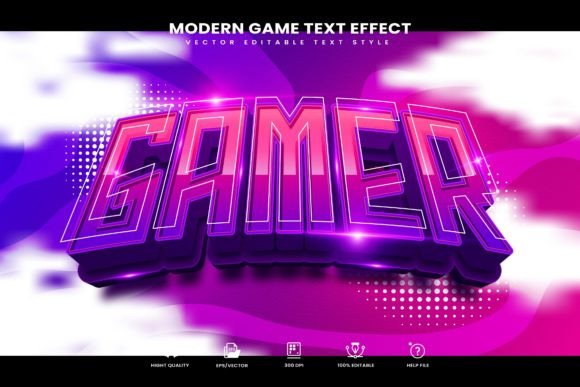Modern Game Editable Text Effect: A Designer's Guide