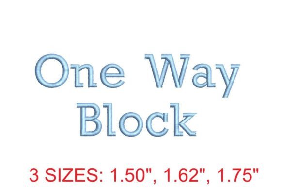 One Way Block: A Bold Typeface for Modern Branding