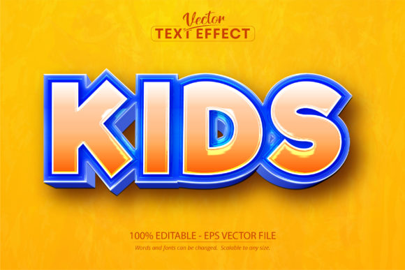Playful Typography: The Kids Text Effect for Creative Projects