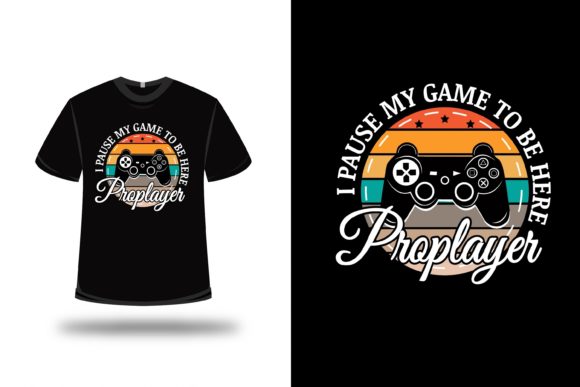T-shirt Design Game Proplayer: A Bold Type for Action